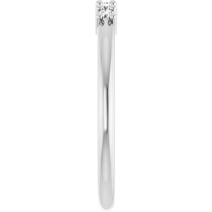 1/6 CTW Natural Diamond 5-Year Anniversary Band