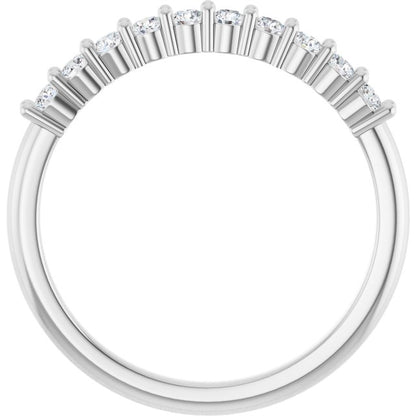 1/4 CTW Natural Diamond 10-Year Anniversary Band