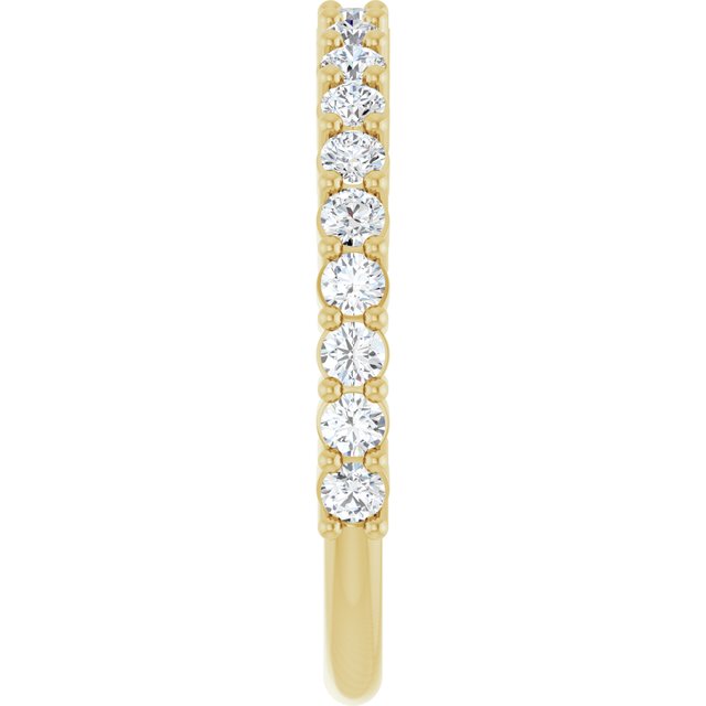 5/8 CTW Natural Diamond 20-Year Anniversary Band
