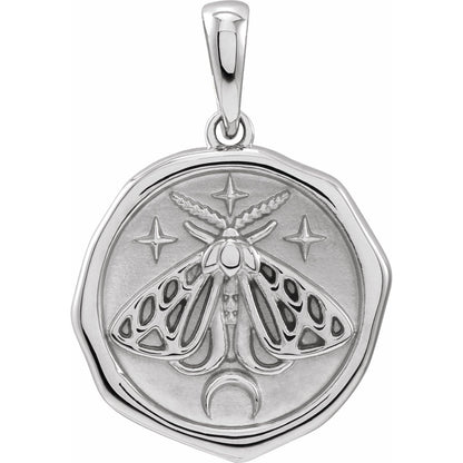 Symbolic Moth Animal Pendant