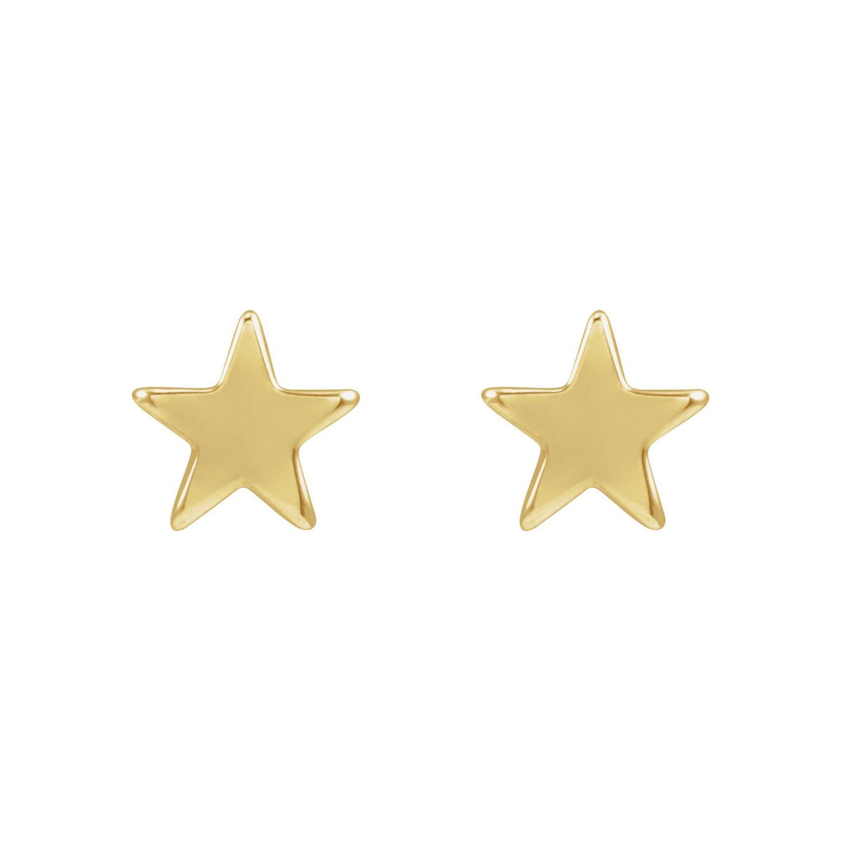 Star Friction Post & Back Earrings