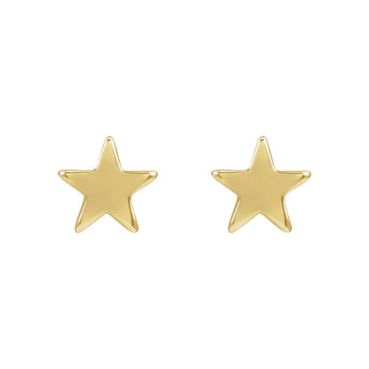 Star Friction Post & Back Earrings