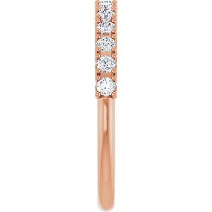 1/3 CTW Natural Diamond Anniversary Band, 2.37 mm