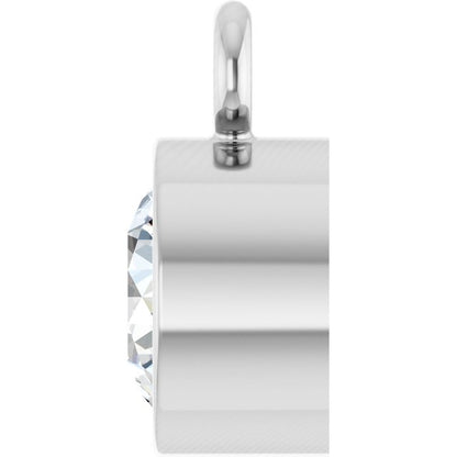 1/5 CT Natural Diamond Dangle, 4.57 mm x 6.53 mm