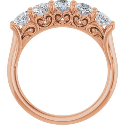 1 7/8 CTW Lab-Grown Diamond Anniversary Band, 5.82 mm