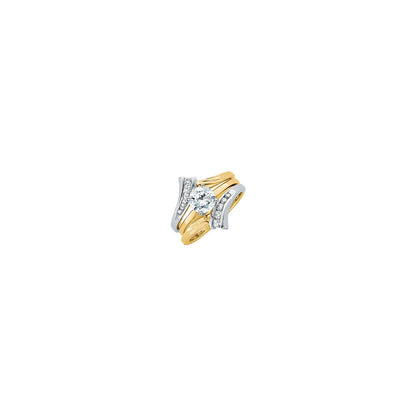 1/4 CTW Natural Diamond Ring Guard, Style 5