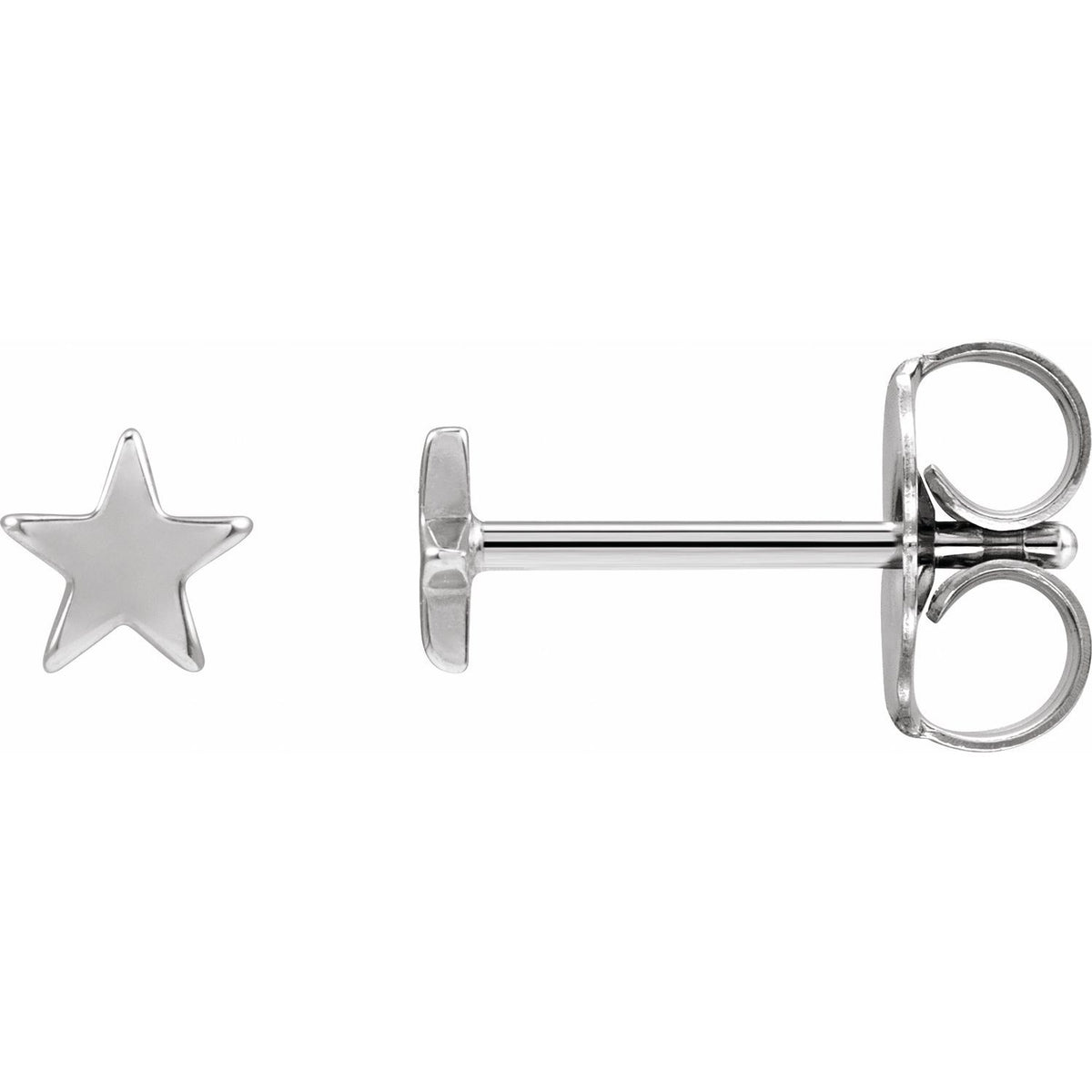 Star Friction Post & Back Earrings