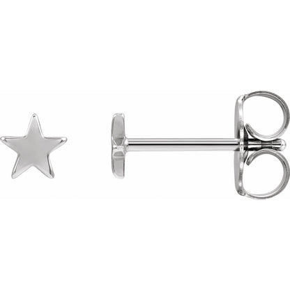 Star Friction Post & Back Earrings