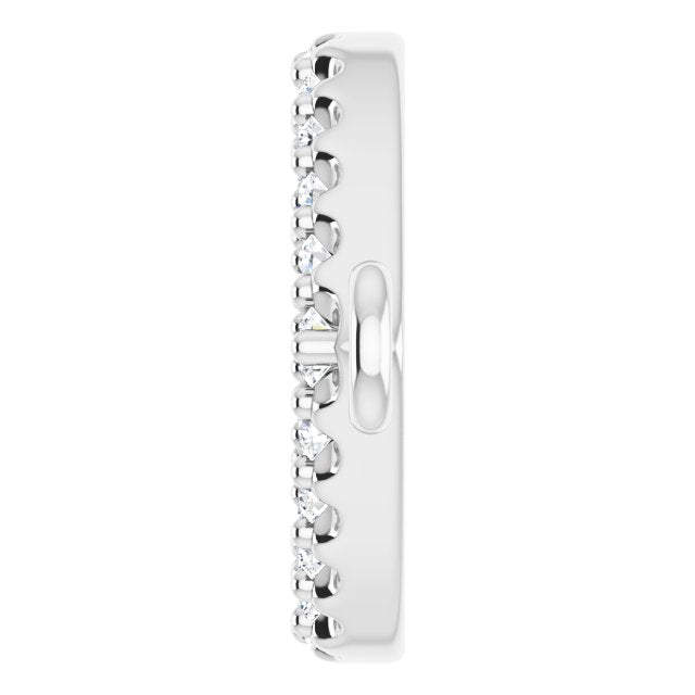 1/8 CTW Natural Diamond Heart Link