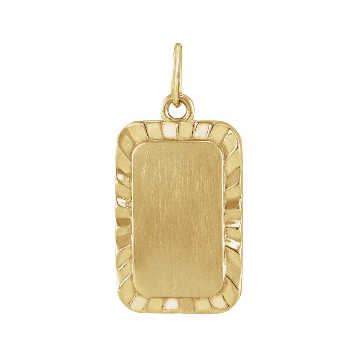 Engravable Sunburst Pendant