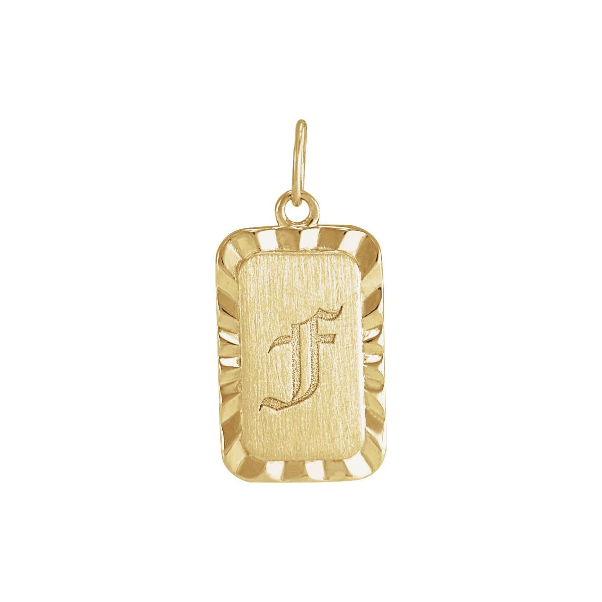 Engravable Sunburst Pendant