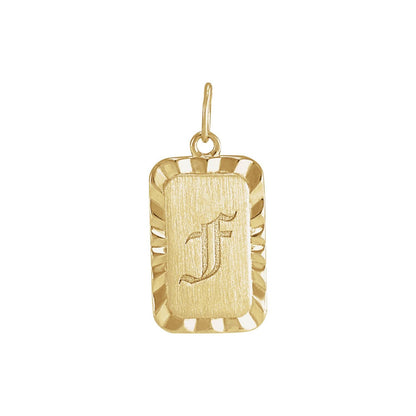 Engravable Sunburst Pendant