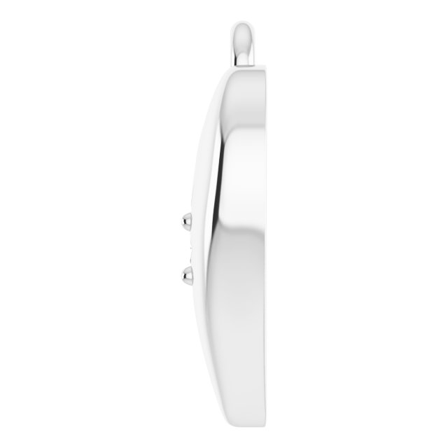 .02 CT Lab-Grown Diamond Heart Dangle