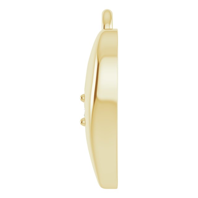 .02 CT Lab-Grown Diamond Heart Dangle
