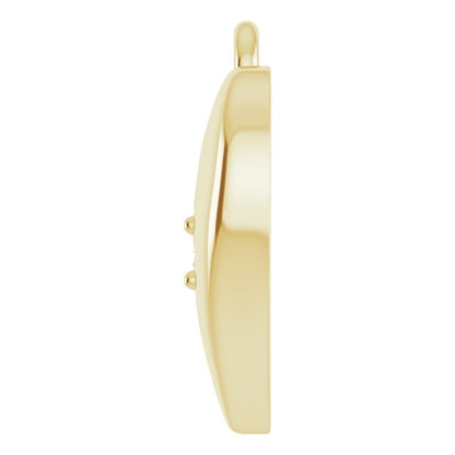 .02 CT Lab-Grown Diamond Heart Dangle