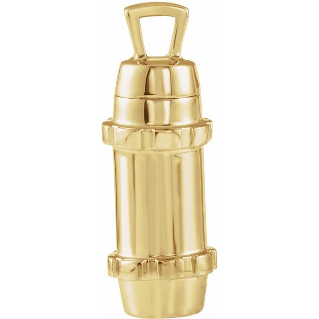 30.2x10.7 mm Cylinder Ash Holder Pendant