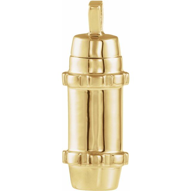30.2x10.7 mm Cylinder Ash Holder Pendant