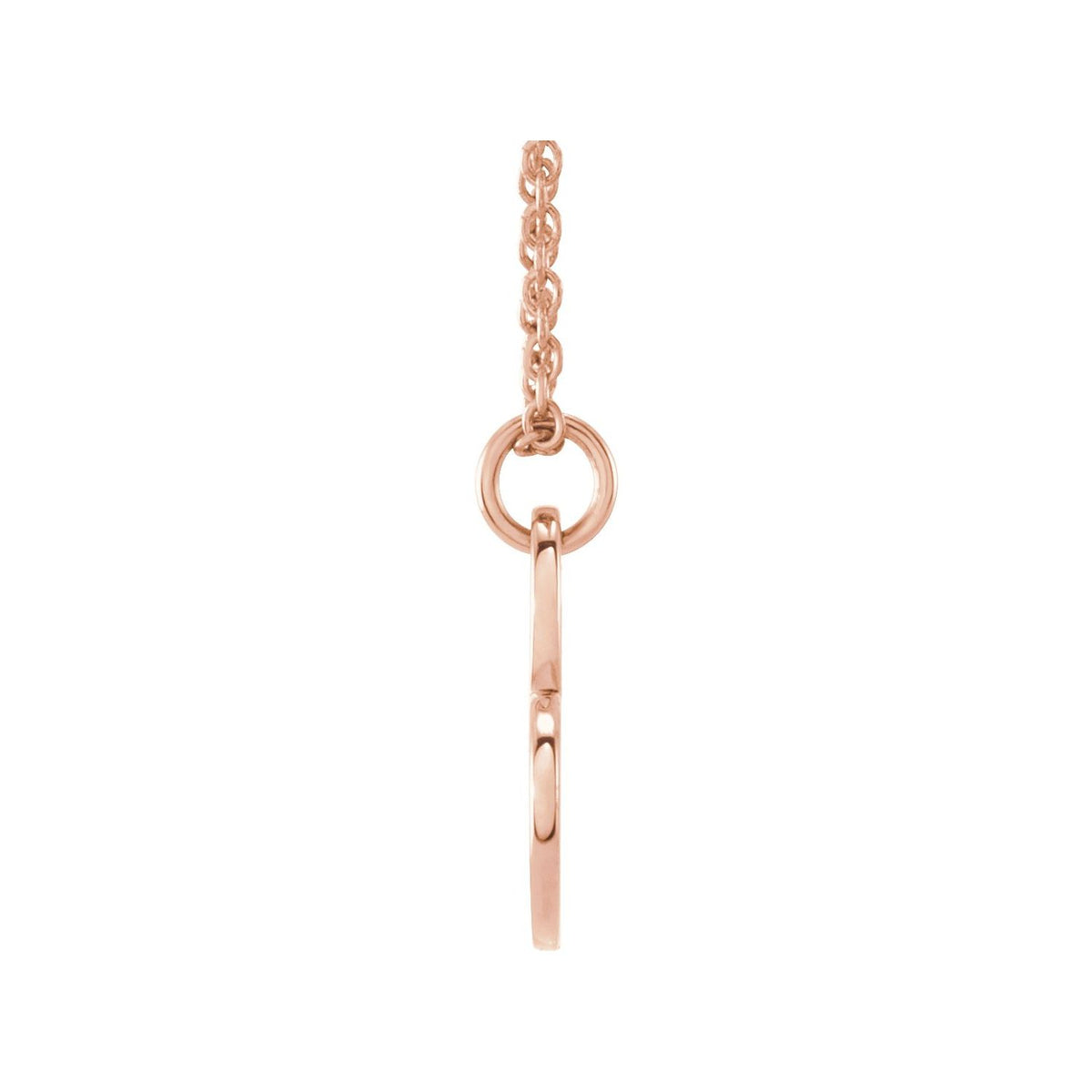 Engravable Sideways Heart 16-18" Necklace