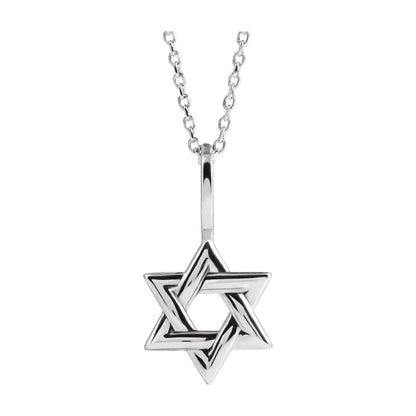 Star of David 16-18" Necklace