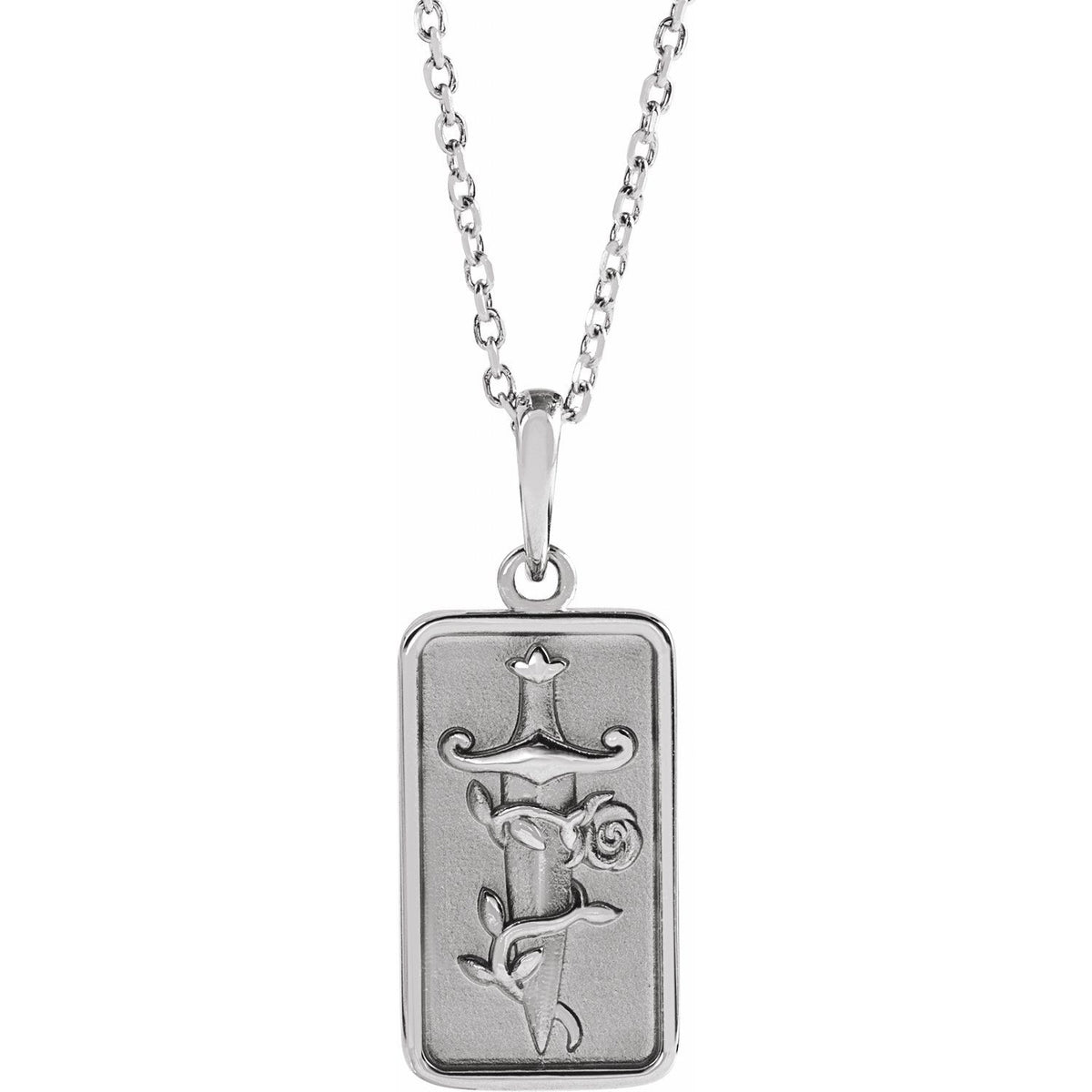 Dagger & Rose 16-18" Necklace
