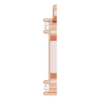 .03 CTW Lab-Grown Diamond Gemini Zodiac Dangle