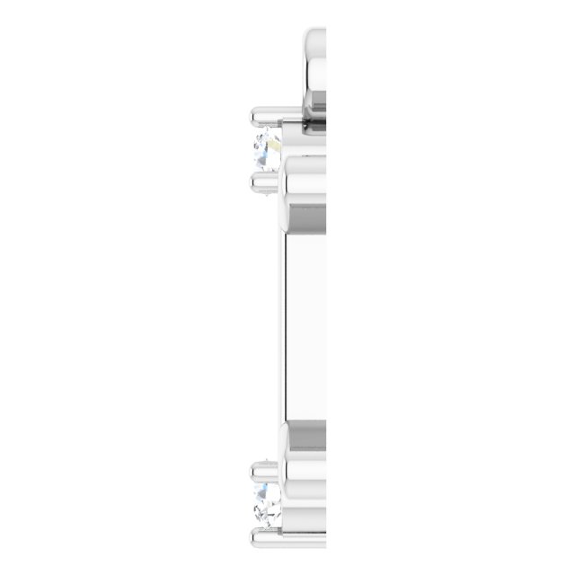 .03 CTW Lab-Grown Diamond Gemini Zodiac Dangle