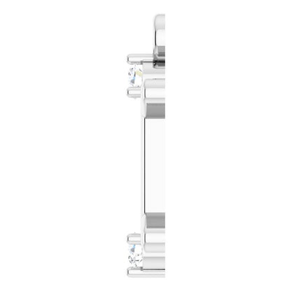 .03 CTW Lab-Grown Diamond Gemini Zodiac Dangle
