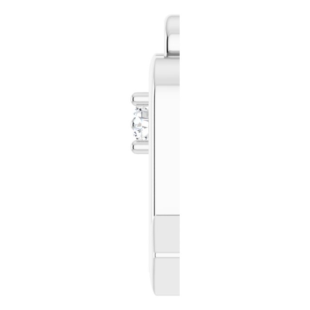 .02 CT Lab-Grown Diamond Scorpio Zodiac Dangle