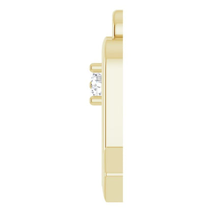 .02 CT Natural Diamond Scorpio Zodiac Dangle