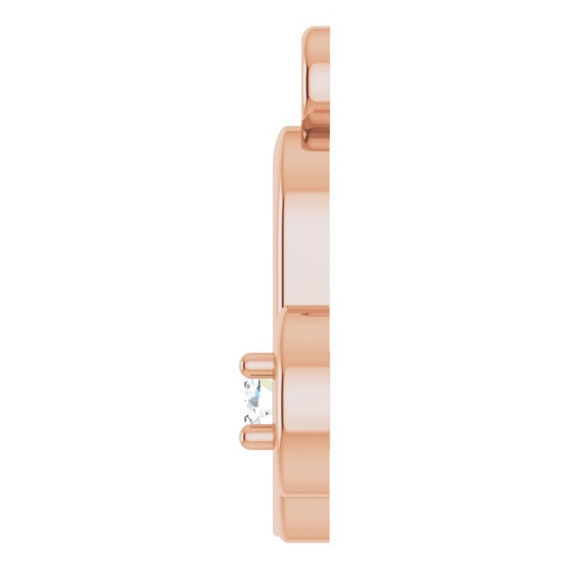 .02 CT Lab-Grown Diamond Capricorn Zodiac Dangle