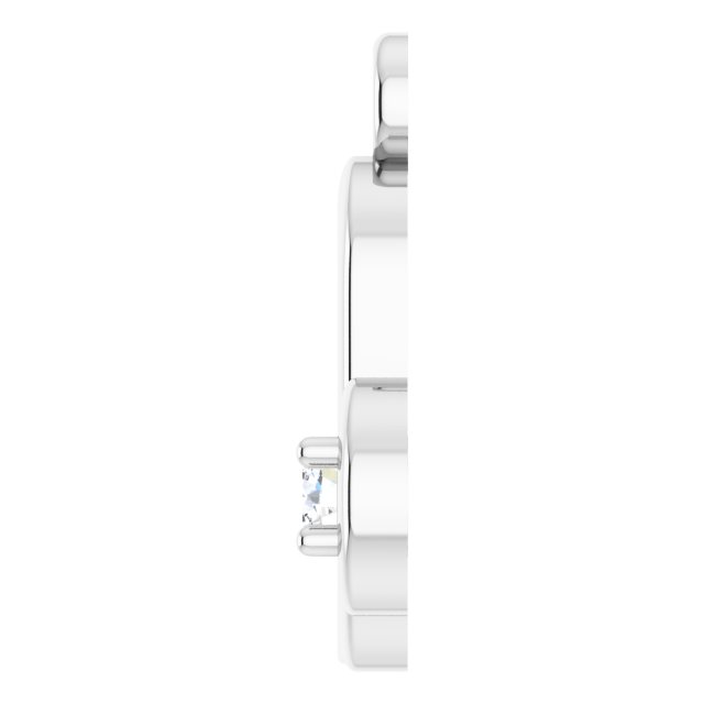 .02 CT Lab-Grown Diamond Capricorn Zodiac Dangle