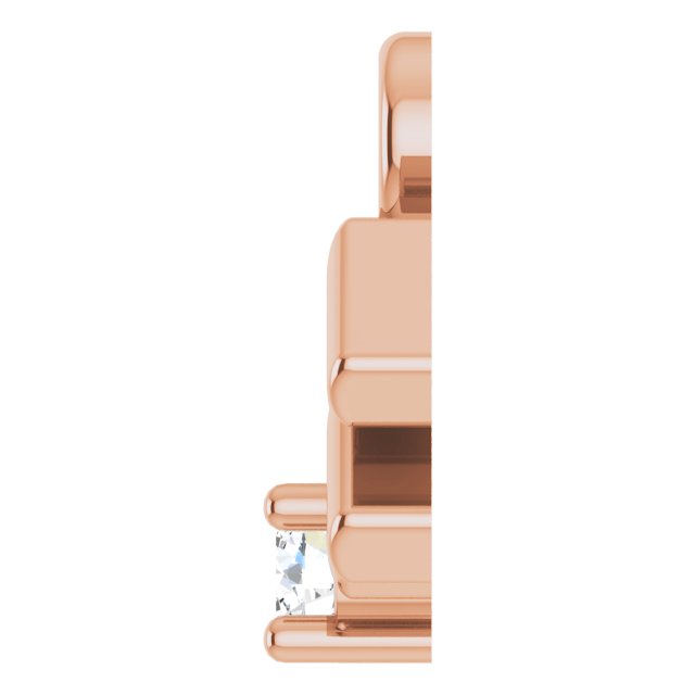 .02 CT Lab-Grown Diamond Aquarius Zodiac Dangle