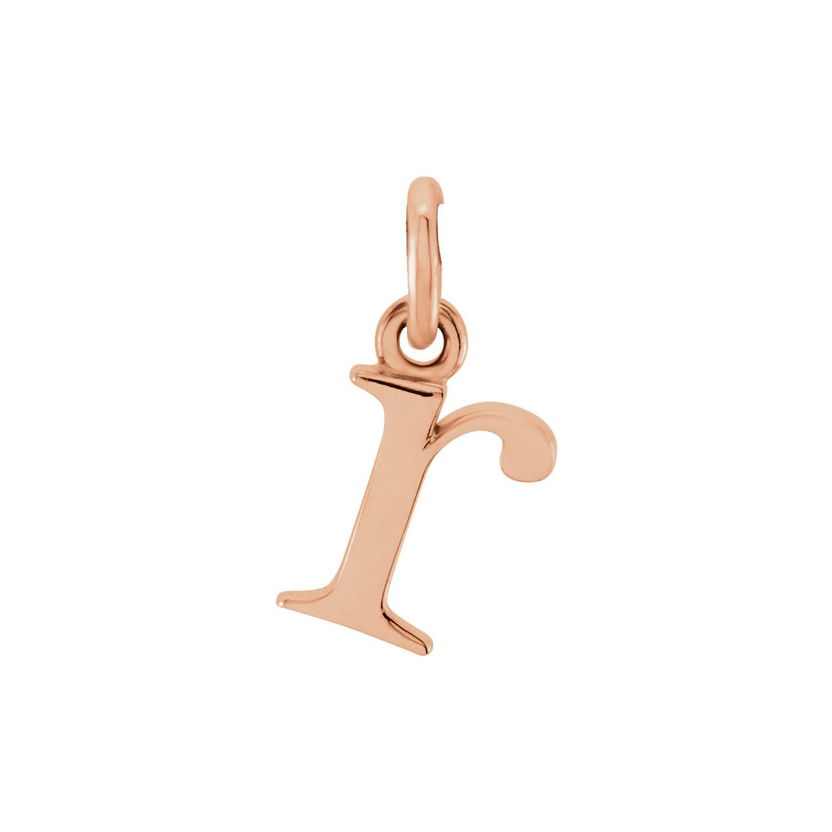 Lowercase Initial r Charm/Pendant