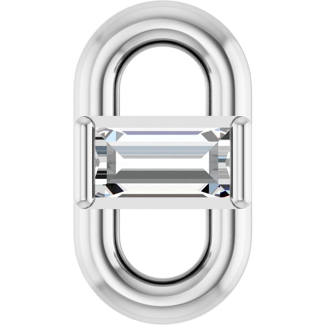 .04 CT Natural Diamond Link, 3.87 mm x 7 mm
