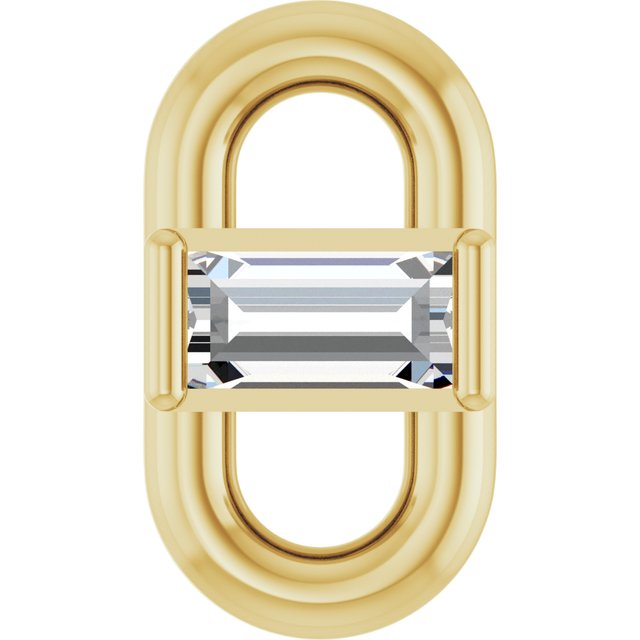 .04 CT Natural Diamond Link, 3.87 mm x 7 mm