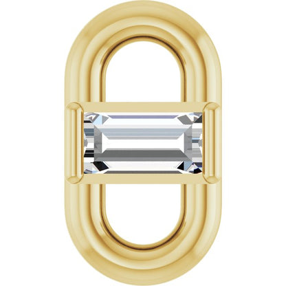 .04 CT Natural Diamond Link, 3.87 mm x 7 mm