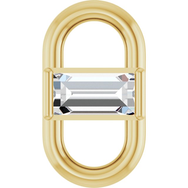 1/8 CT Lab-Grown Diamond Link, 4.96 mm x 9 mm