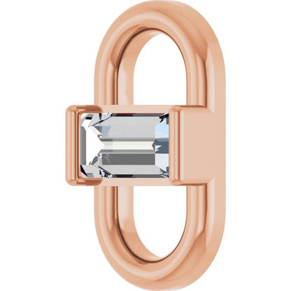 1/5 CT Lab-Grown Diamond Link, 5.53 mm x 10 mm