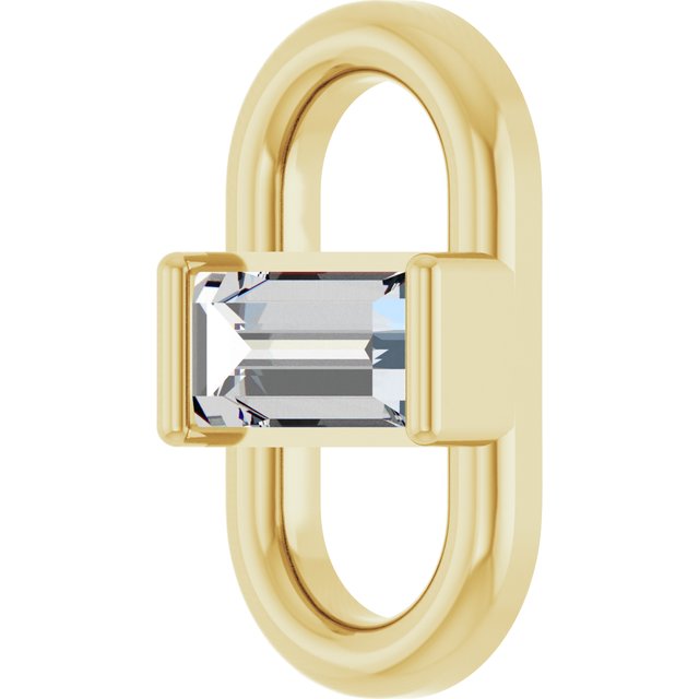 1/5 CT Lab-Grown Diamond Link, 5.53 mm x 10 mm