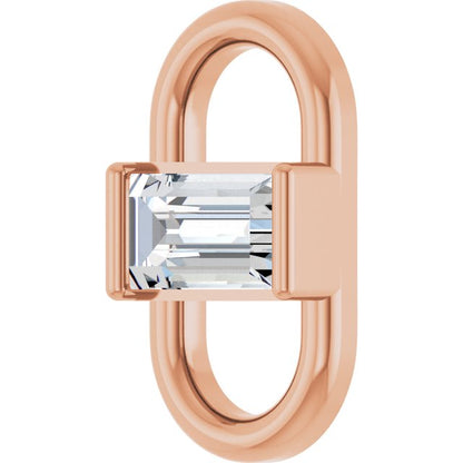 1/5 CT Lab-Grown Diamond Link, 5.53 mm x 10 mm