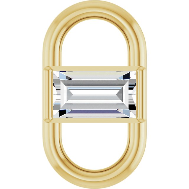 .04 CT Lab-Grown Diamond Link, 3.87 mm x 7 mm
