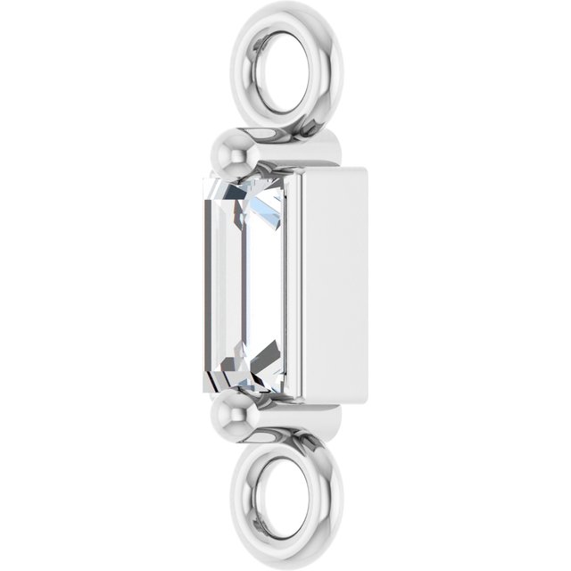 .05 CT Natural Diamond 2-Prong Link