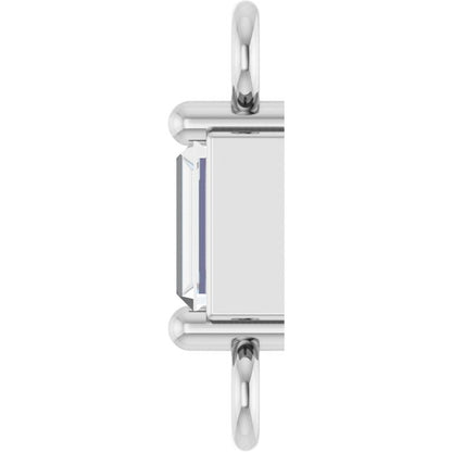 .05 CT Natural Diamond 2-Prong Link