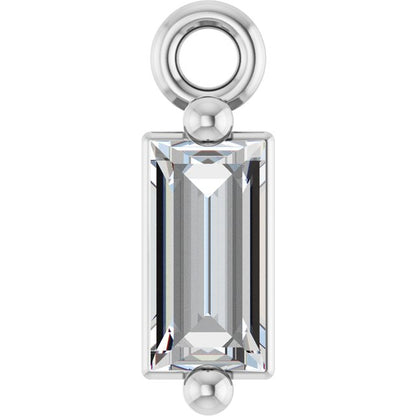 1/8 CT Natural Diamond 2-Prong Dangle