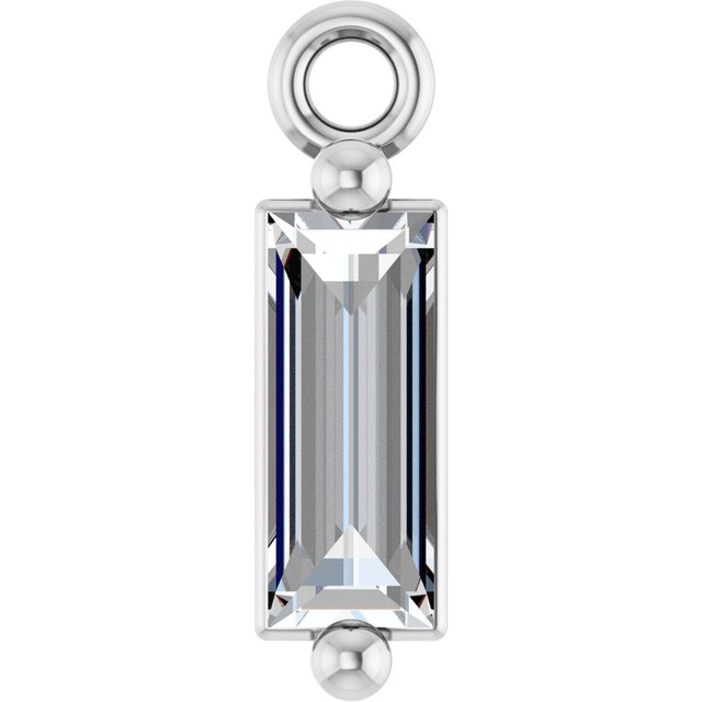 1/6 CTW Natural Diamond 2-Prong Dangle