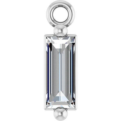 1/6 CTW Natural Diamond 2-Prong Dangle