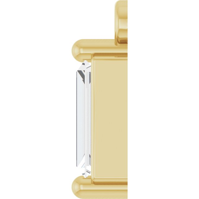 1/6 CT Natural Diamond 2-Prong Dangle
