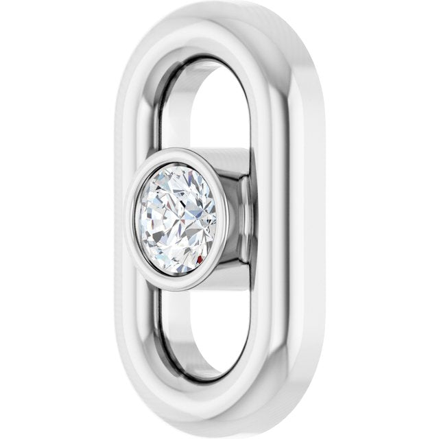 .02 CT Natural Diamond Link, 4.01 mm x 7 mm