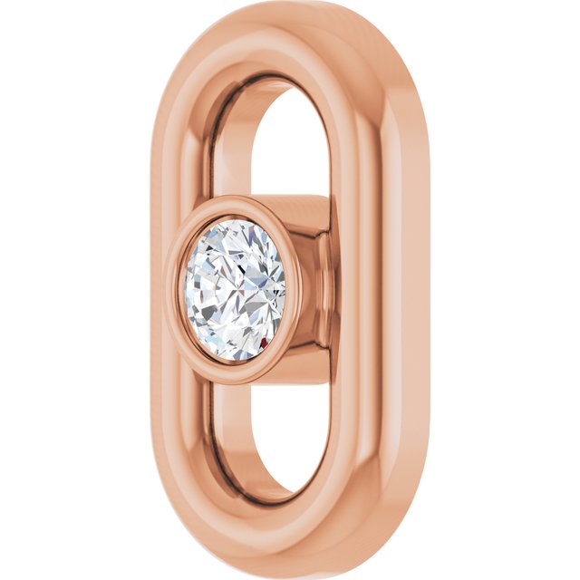 .02 CT Lab-Grown Diamond Link, 4.01 mm x 7 mm