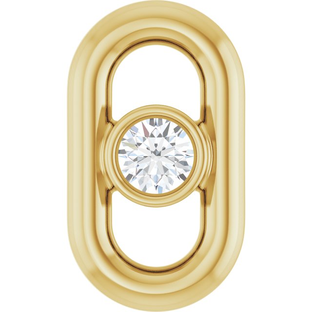 .02 CT Natural Diamond Link, 4.01 mm x 7 mm